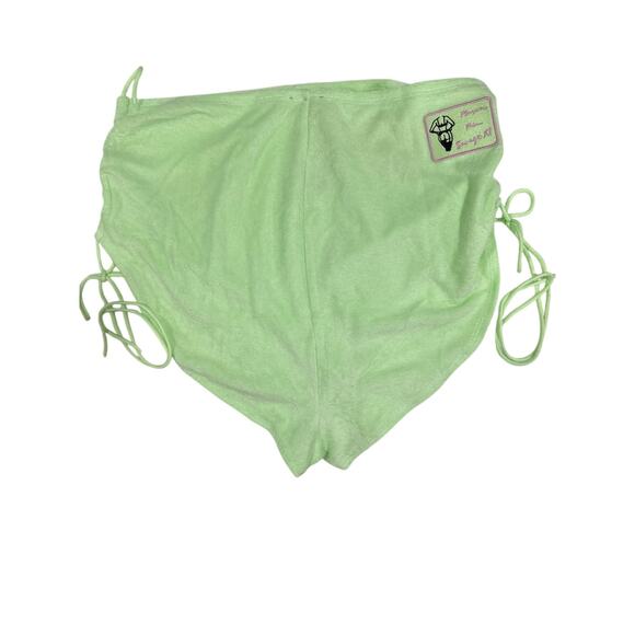 Savage X Fenty Mint Green Curvy Terry Side Tie Intimate Playwear - Size:  2X - Picture 5 of 7